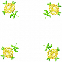 Flowers And Tree Embroidery Design 6 Flowers And Tree Embroidery Design 6